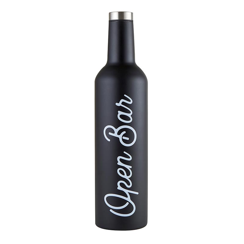 Open Bar Stainless Steel Wine Bottle
