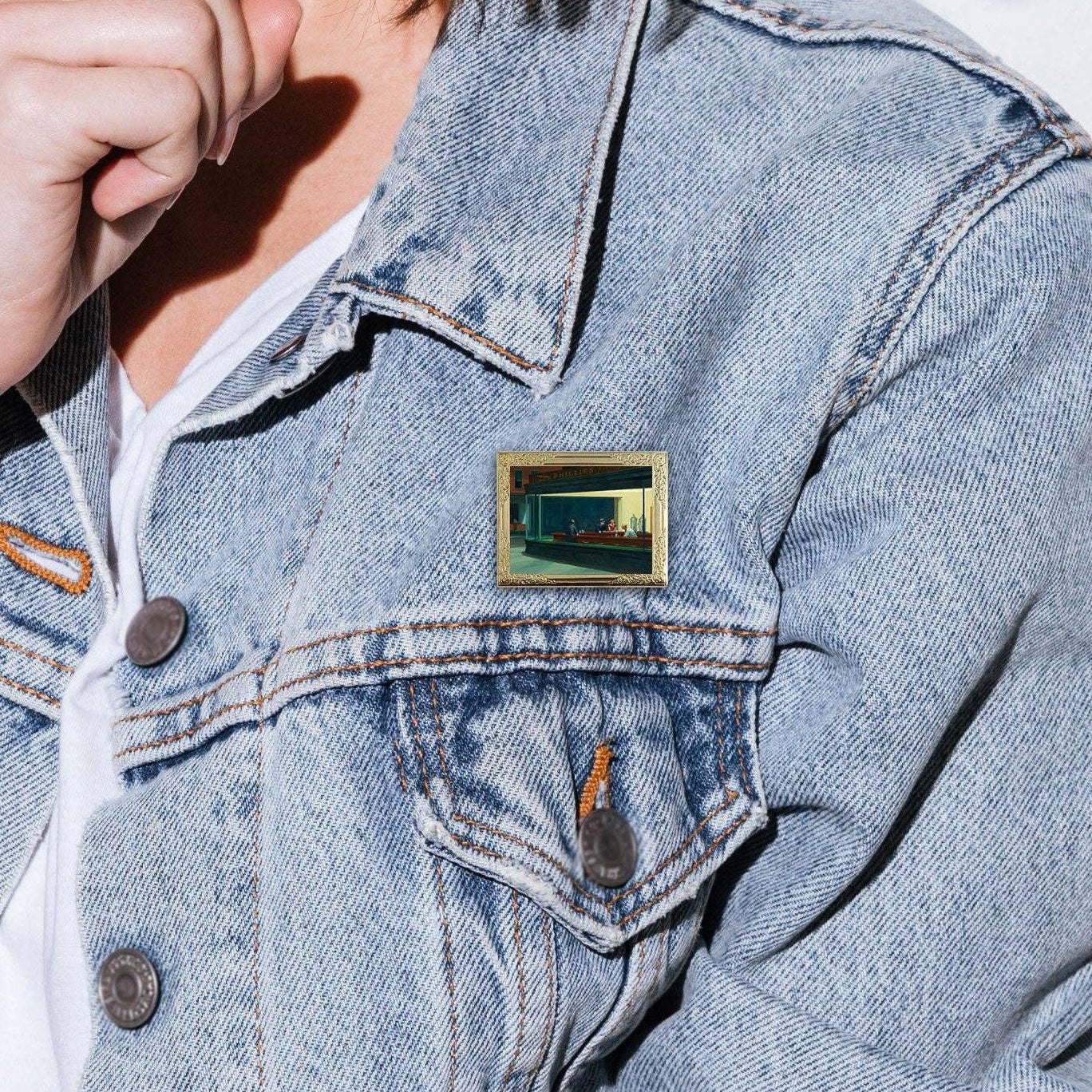 Ophelia by John Everett Millais Art Frame Pin | Museum Enamel Lapel Pin-Real Sic-The Bullish Store