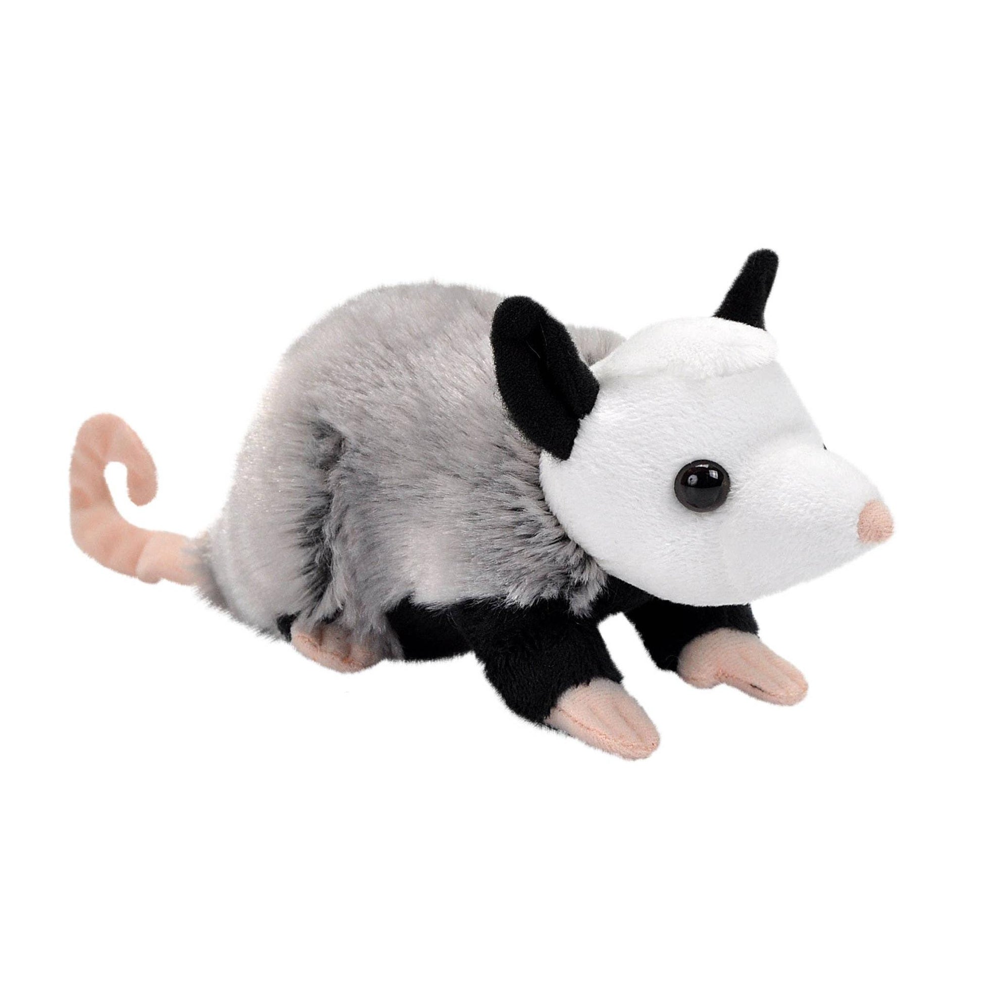 Opossum Mini Stuffed Animal 5" | Pocketkins Eco Opossum by Wild Republic