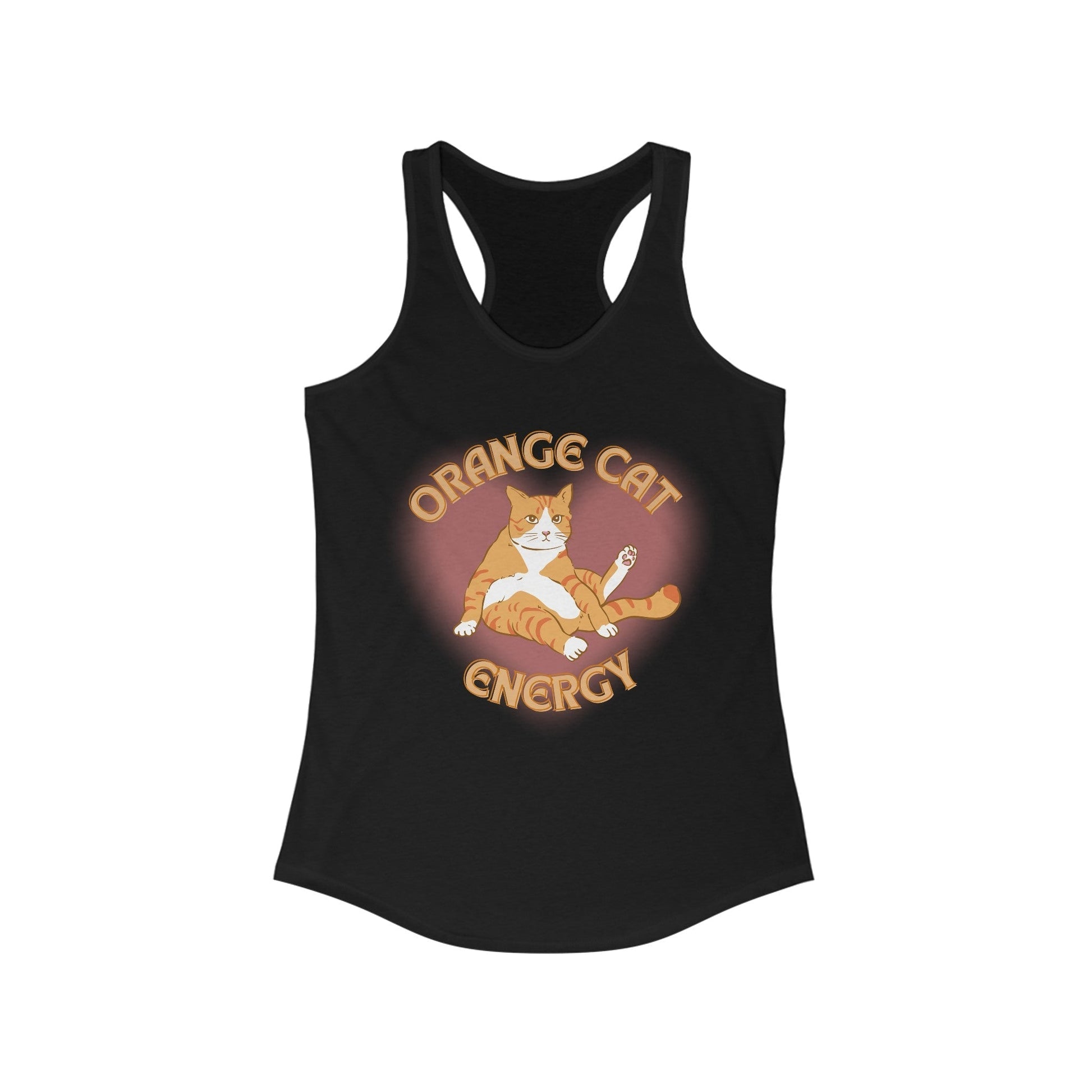 Orange Cat Energy Women's Ideal Racerback Tank