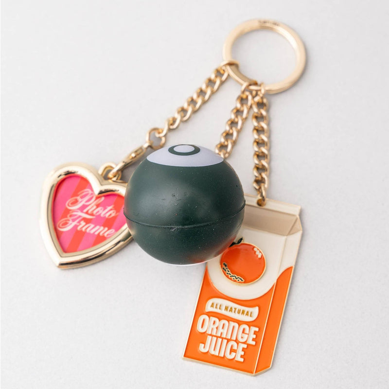 Orange Juice Fidget Keychain | 3-in-1 Stress Relief Keychain