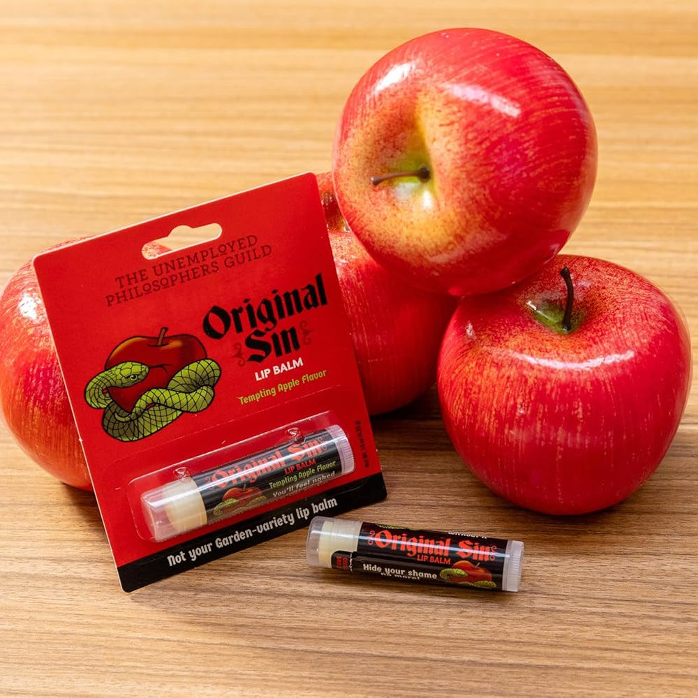Original Sin Lip Balm in Apple Flavor  | Lip Gloss Moisturizer | 15oz