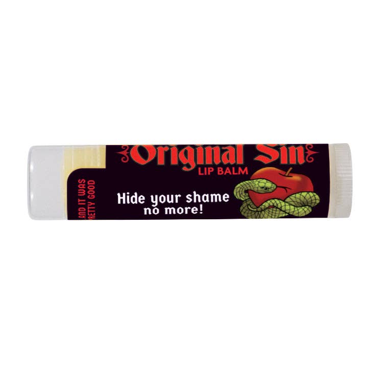Original Sin Lip Balm in Apple Flavor | Lip Gloss Moisturizer | 15oz