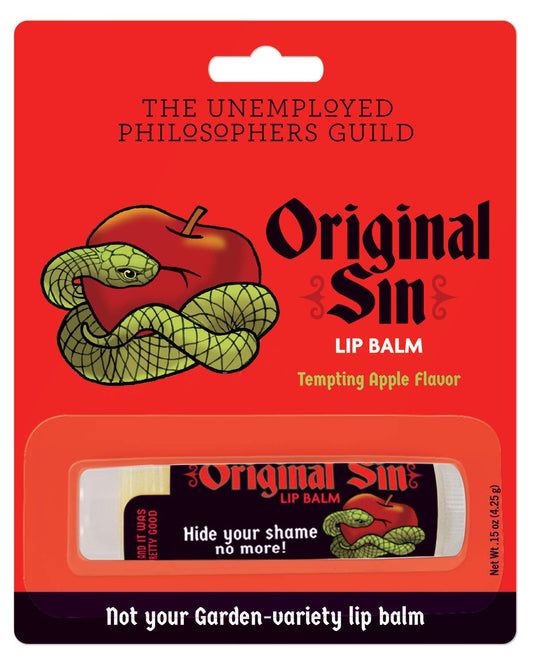 Original Sin Lip Balm in Apple Flavor | Lip Gloss Moisturizer | 15oz