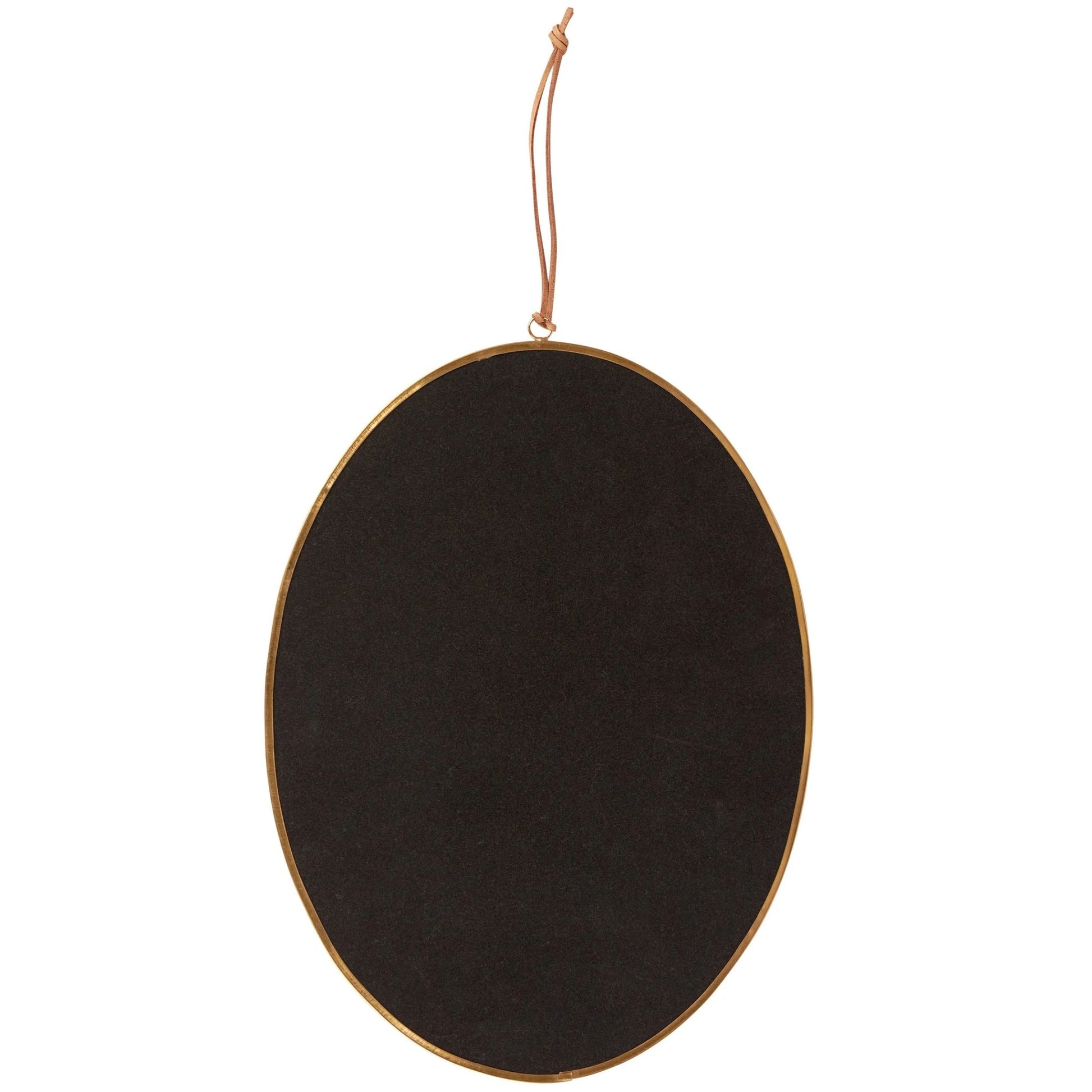Oval Antique Gold Wall Mirror | Vintage Decorative Hanging Accent-Primitives by Kathy-The Bullish Store
