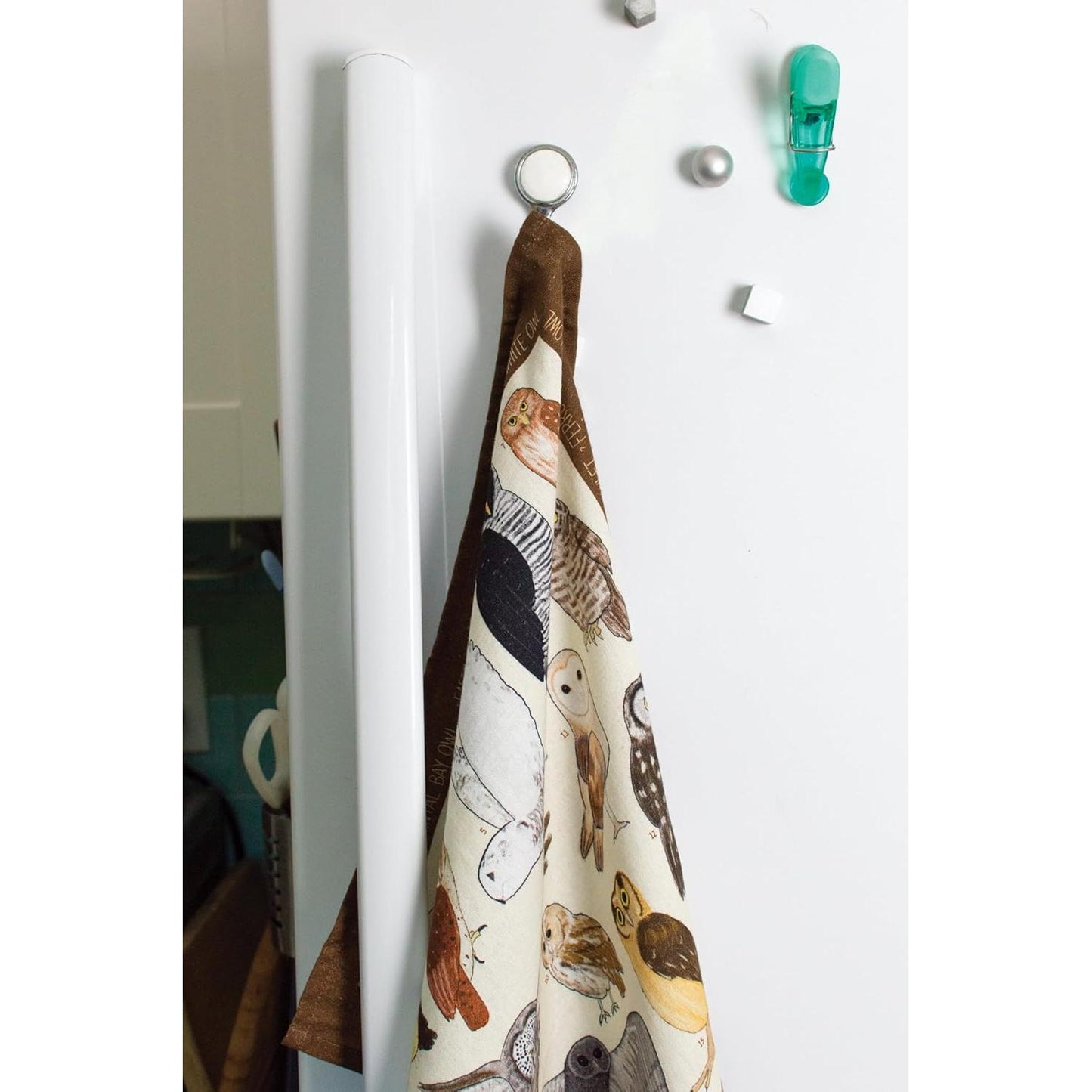 Owl Towel | Night Bird Kitchen Tea Dish Towel | 17.25" x 25.5"