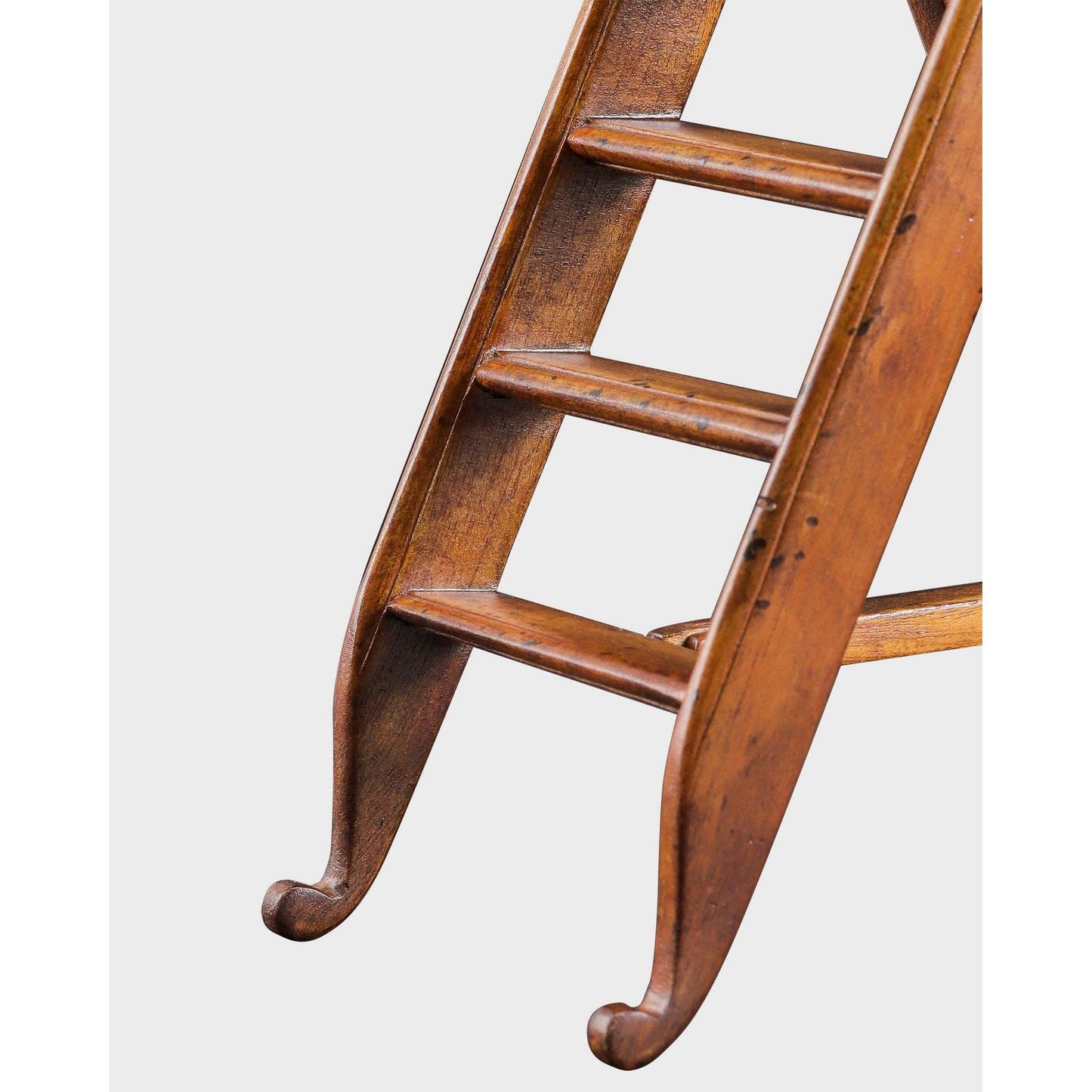 Oxford Library Steps | Mini Wooden Folding Book Ladder Collectible