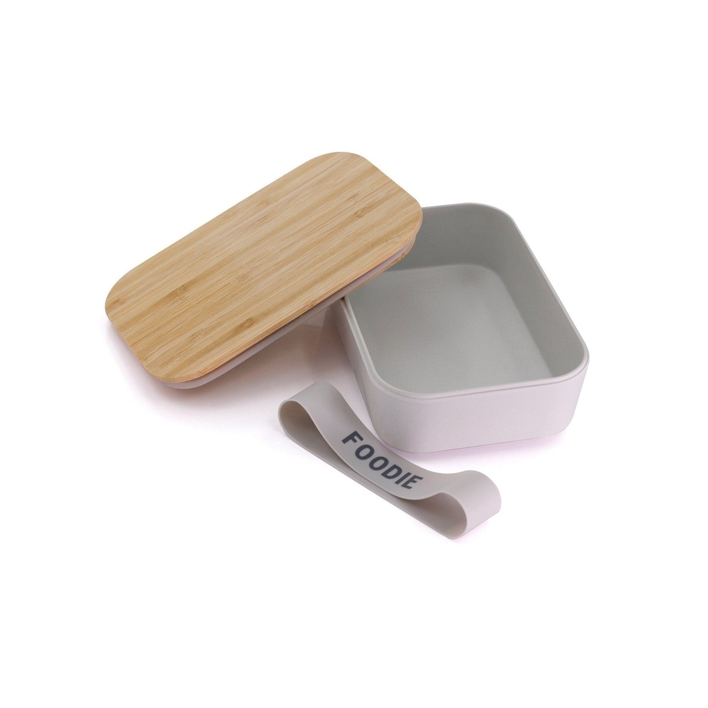 Pack of 3 Foodie Bamboo Lunch Box in Pastel Blue | Eco-Friendly and Sustainable | 7.5" x 5" x 2"