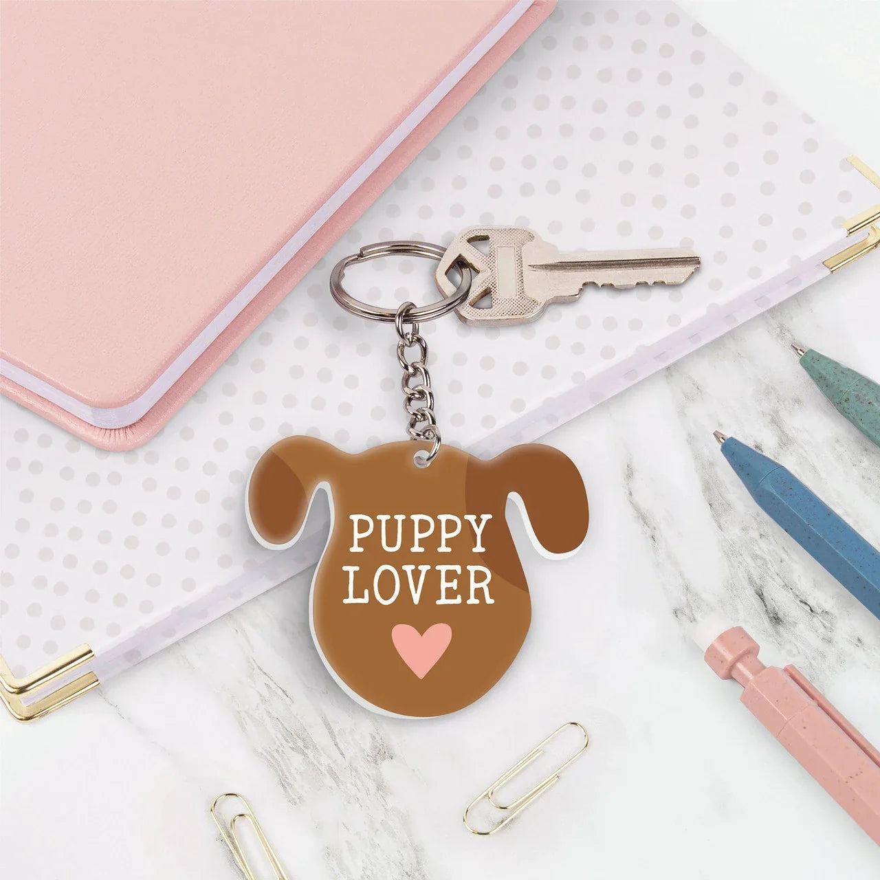 Pack of 4 Dog Lover Keychains