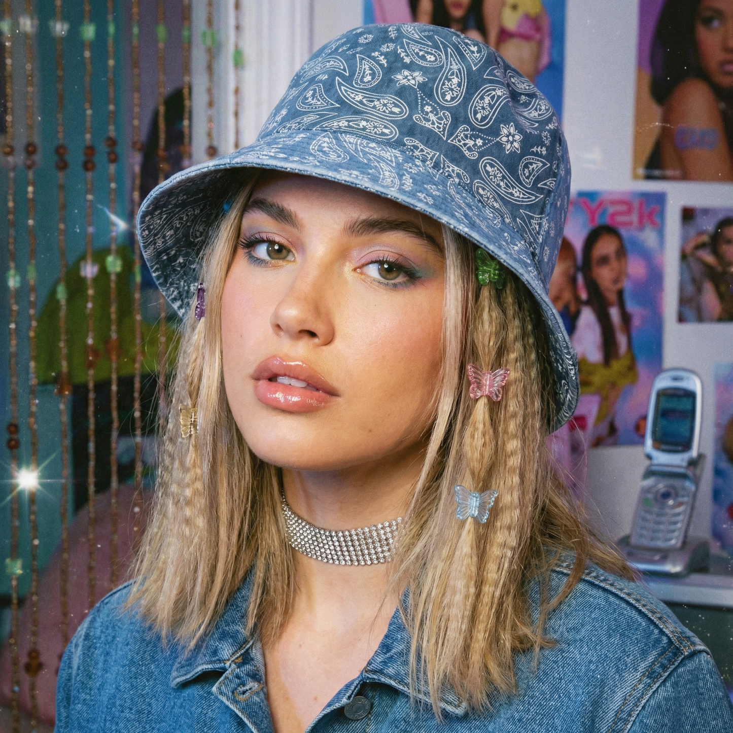 Paisley Patchwork Bucket Hat | Reversible Trendy Spring & Summer Hat