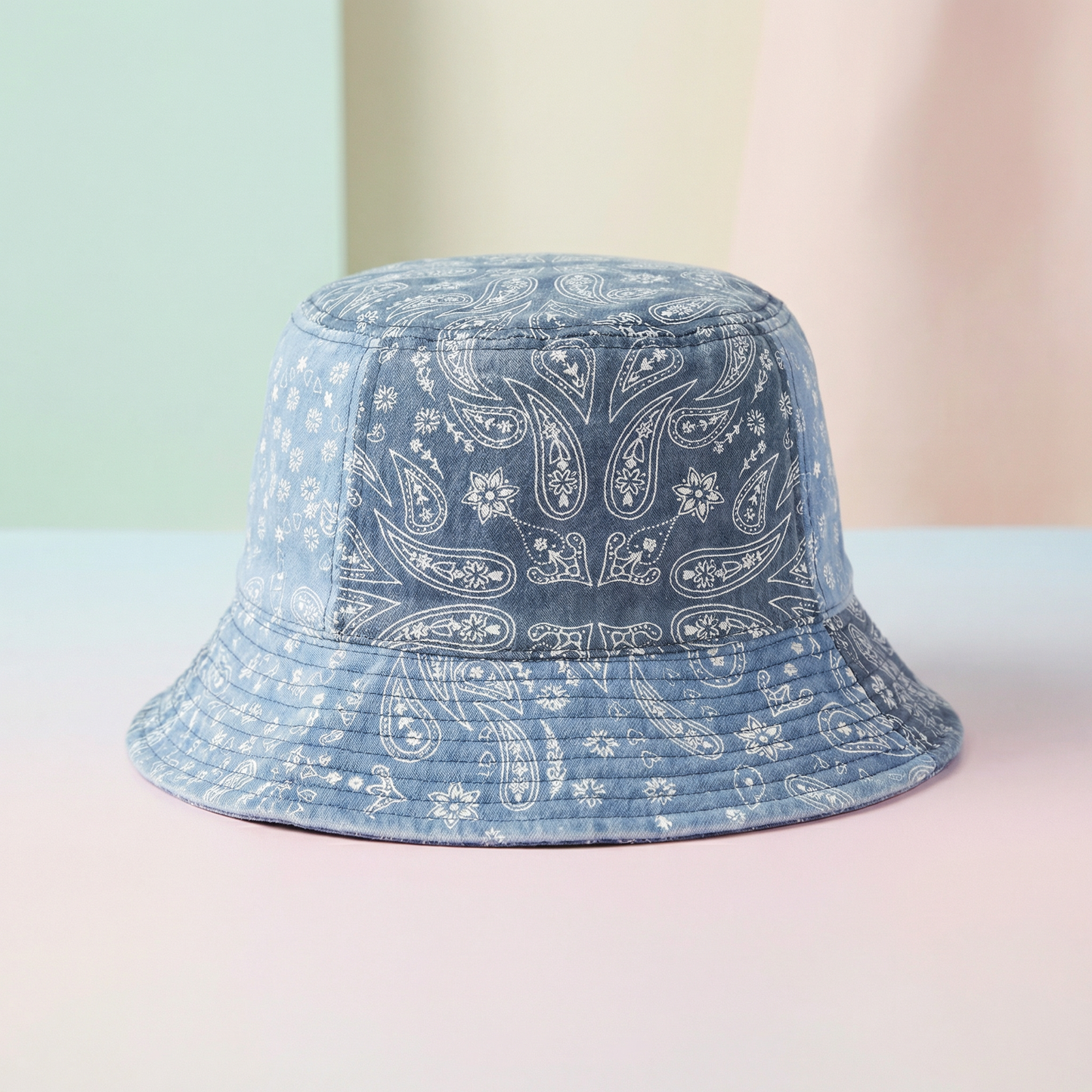 Paisley Patchwork Bucket Hat | Reversible Trendy Spring & Summer Hat