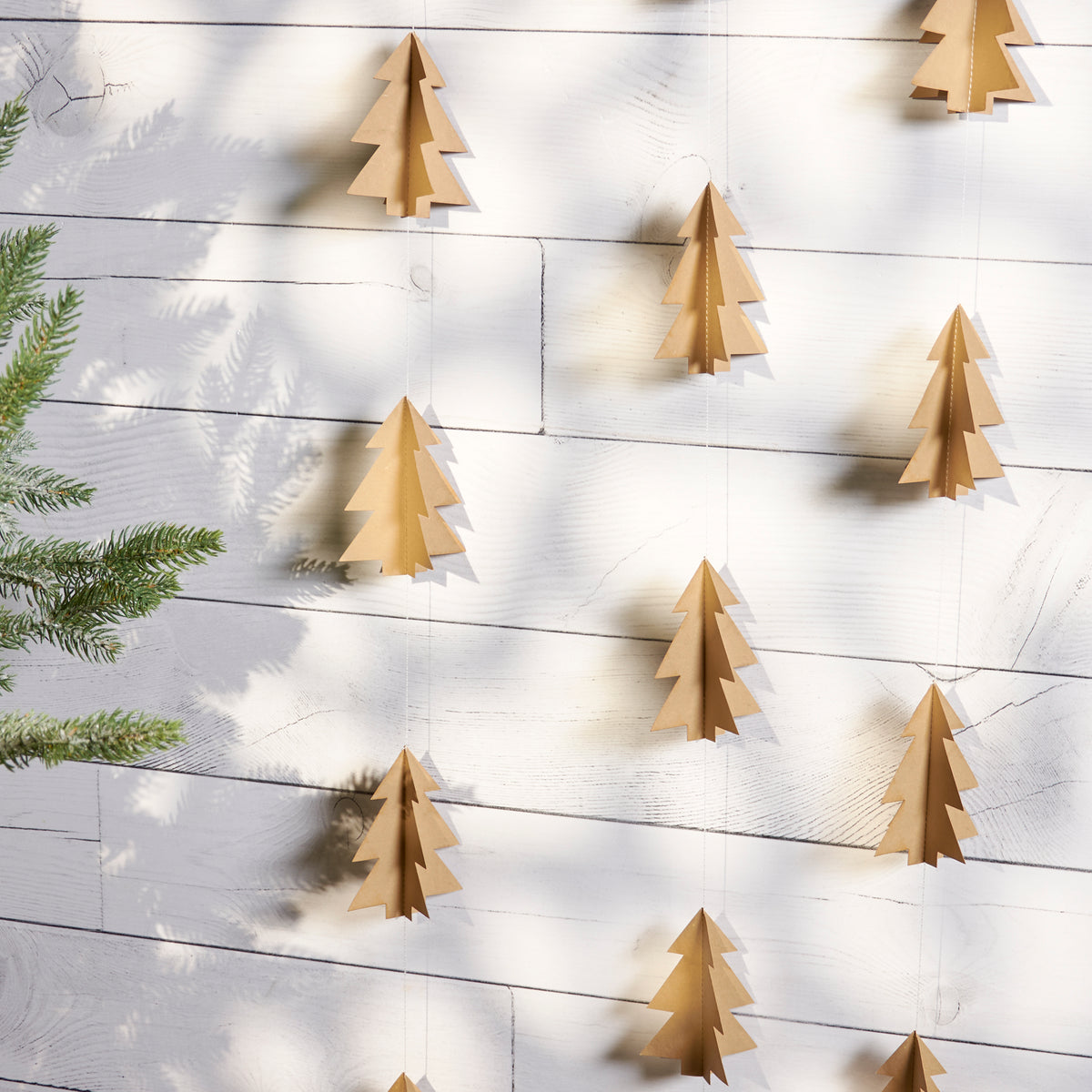 Paper Tree Garland Set - detail