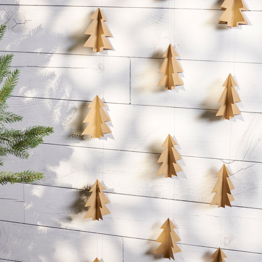 Paper Tree Garland Set - detail