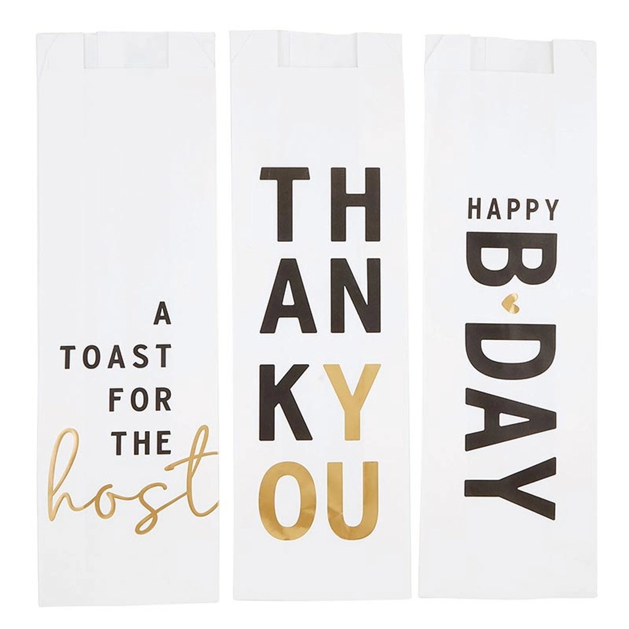 Party Assortment Paper Wine Bags | 6 Pieces | For Gifting