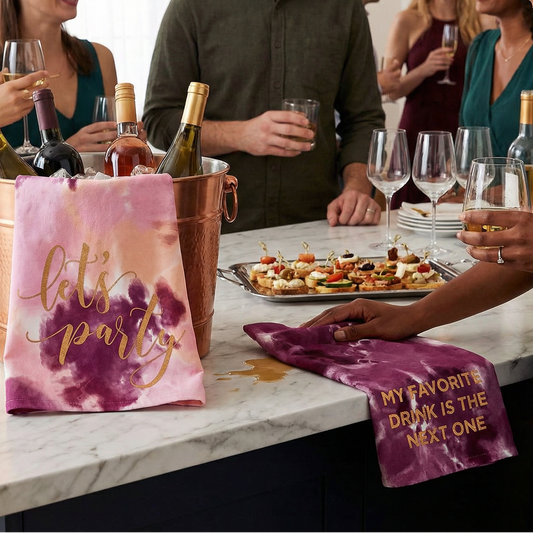 Gift Boxed Kitchen Tea Towels | 20" x 29" Plush Dish Towels Stocking Stuffer Kitchen Gift