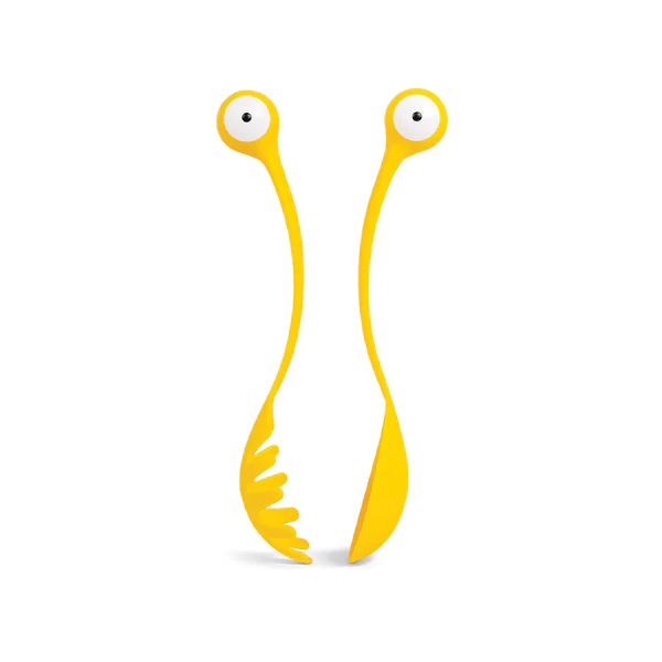 Pasta Monsters Servers | Googly-Eyed Spoon and Fork Set