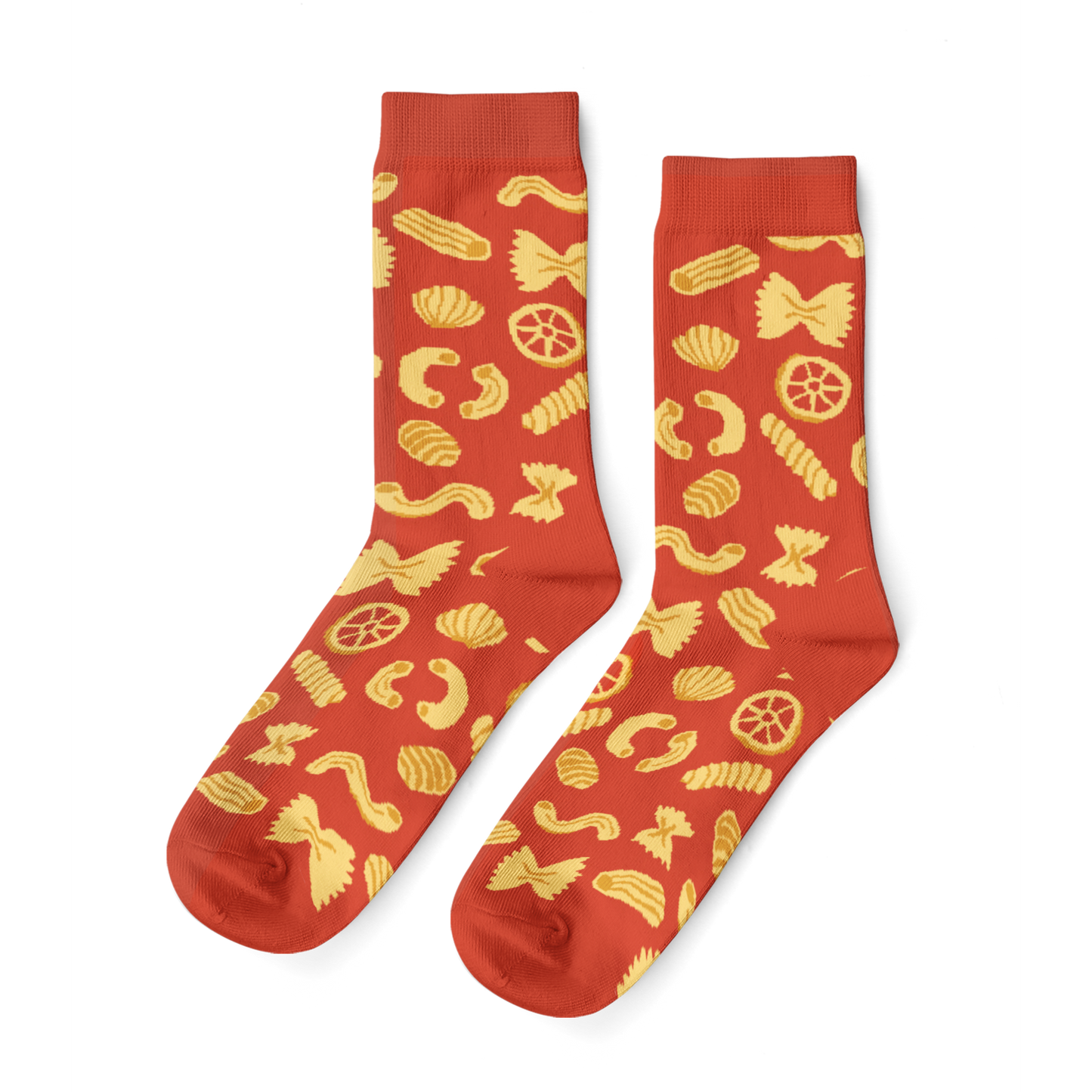 Pasta Shapes Women's Crew Socks – Fun Foodie Socks | Eco-Friendly, Premium Cotton Gift for Food Lovers