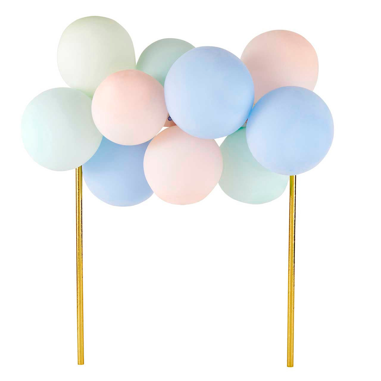 Pastel Balloon Cake Topper | Mini Balloon Garland Cake Decoration