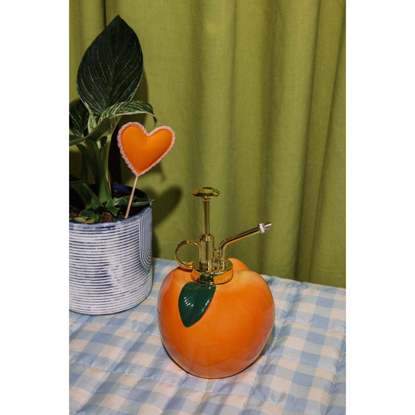 Peach Plant Mister | Ceramic Fruit-Shaped Spray Bottle-Ban.do-The Bullish Store