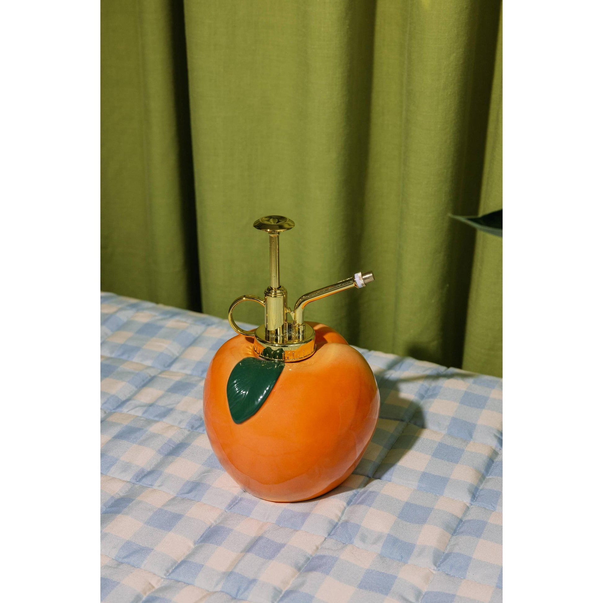Peach Plant Mister | Ceramic Fruit-Shaped Spray Bottle-Ban.do-The Bullish Store