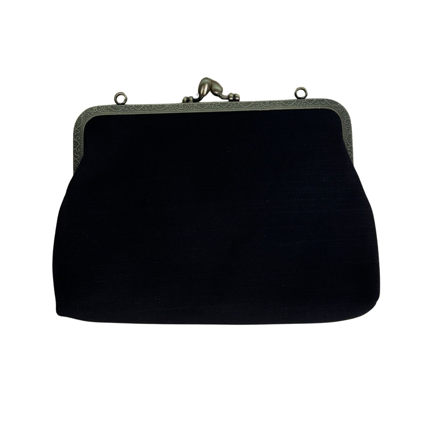 Peacock Embroidered Kisslock Bag | Vintage Boho Handbag with Chain Strap