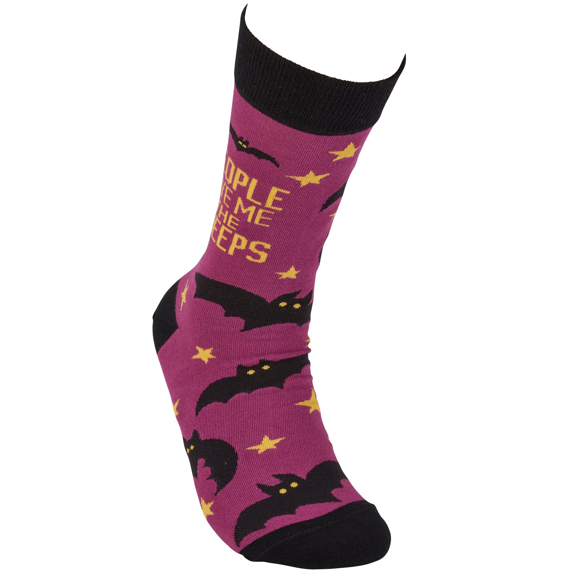 People Give Me The Creeps Socks | Halloween Themed Novelty Socks