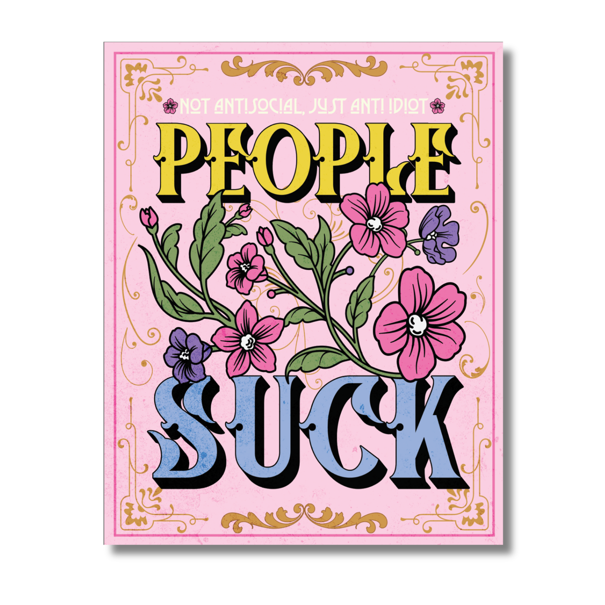 People Suck 500-Piece Jigsaw Puzzle-Fun Club-The Bullish Store