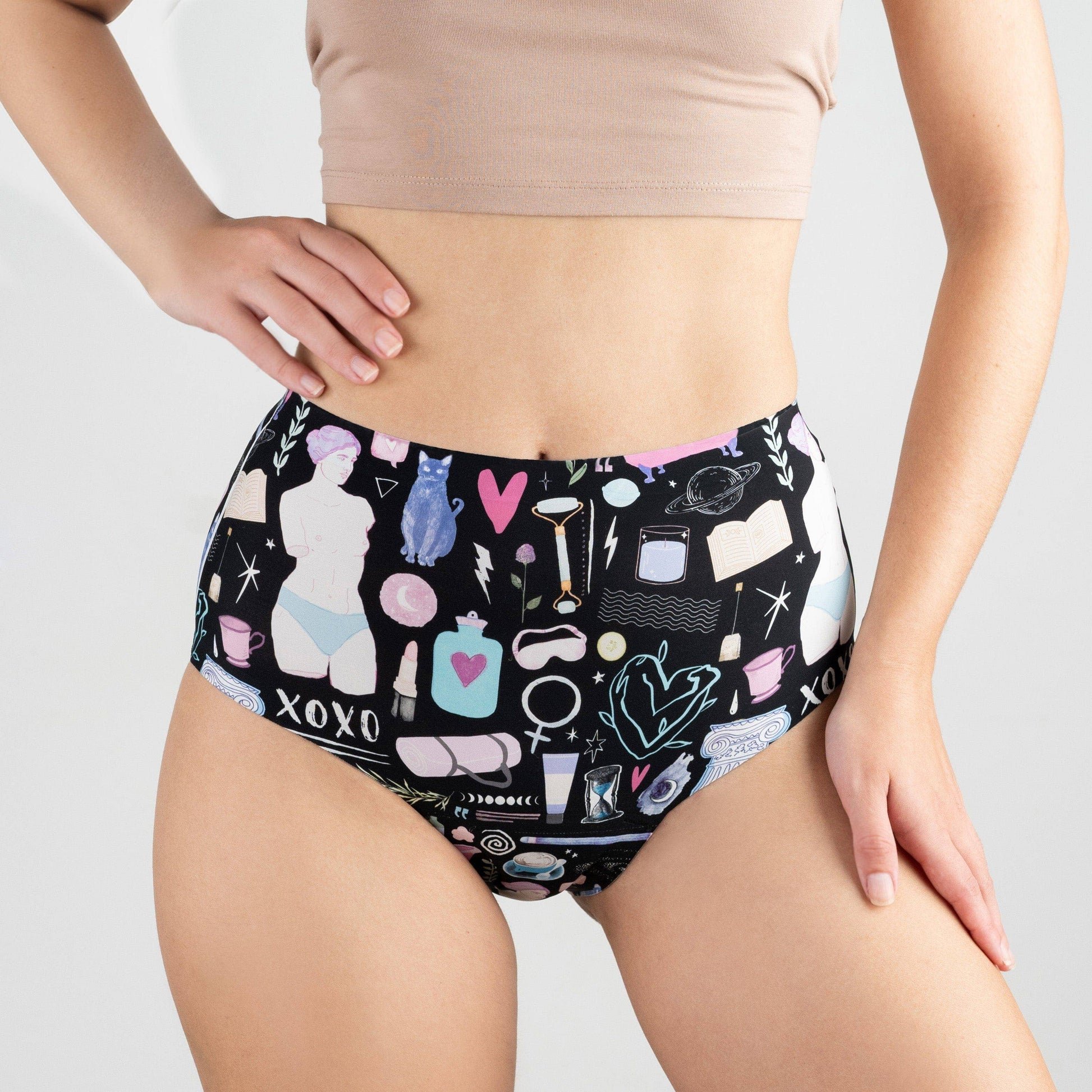 Period Underwear in Boy Shorts or High Rise Style [Available in SM-2XL]