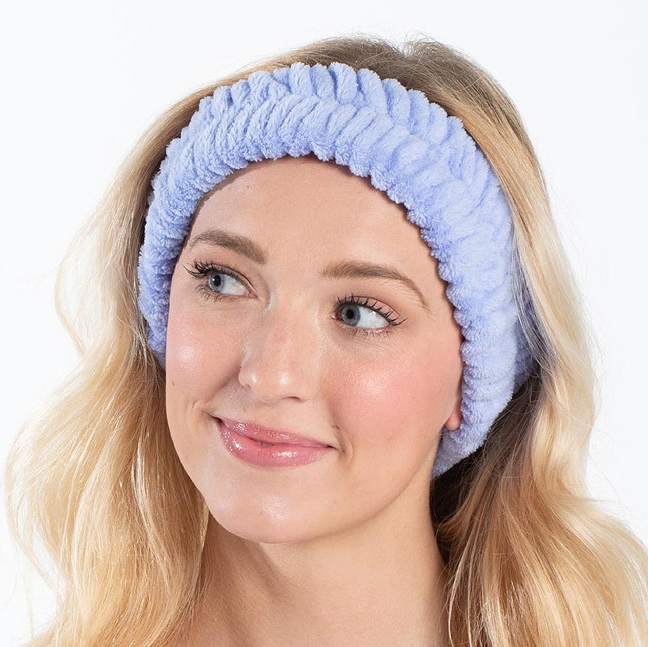 Periwinkle Spa Headband | Soft Hairband for Skincare Routine After Shower