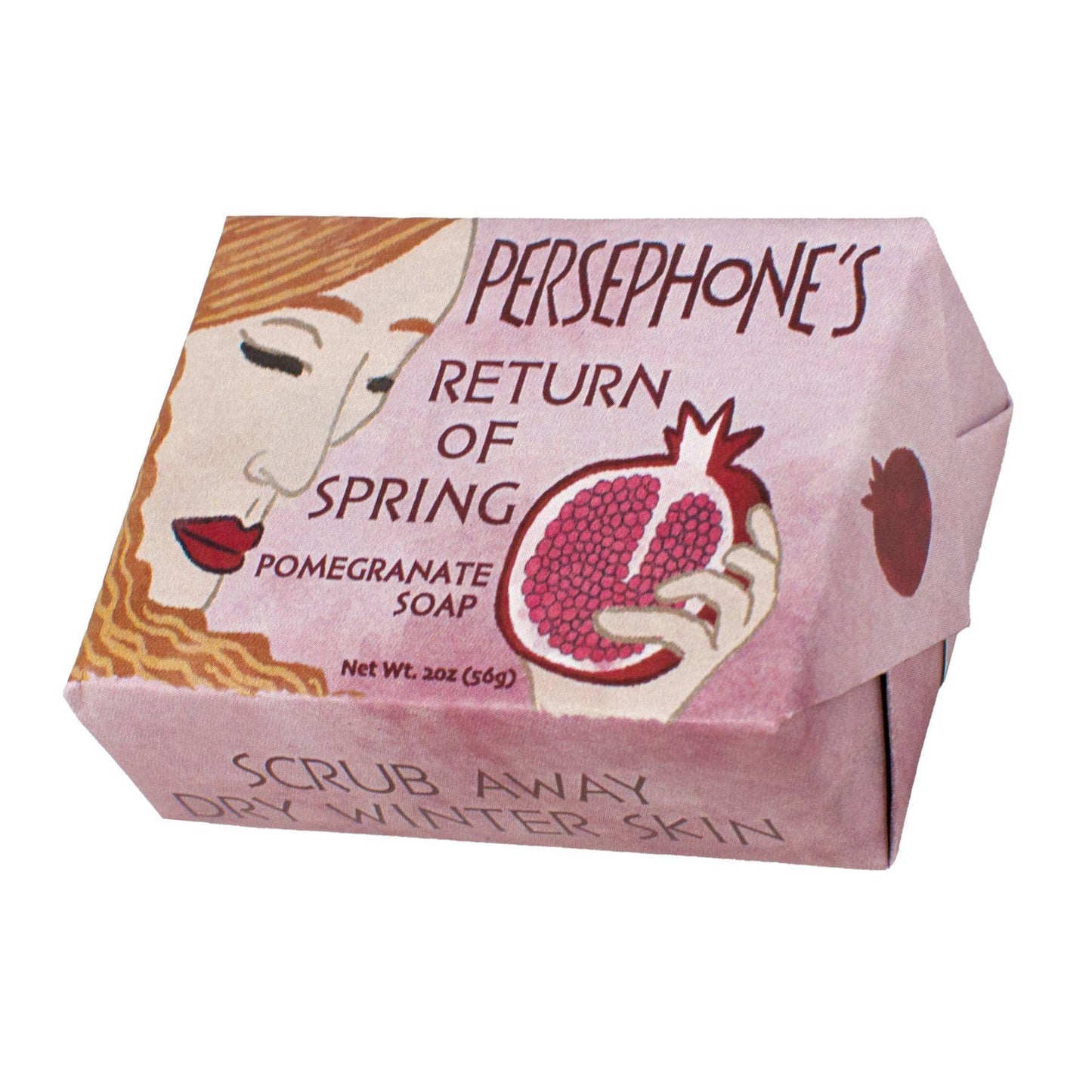 Persephone’s Return of Spring Mini Bar Soap | Pomegranate Exfoliating Soap