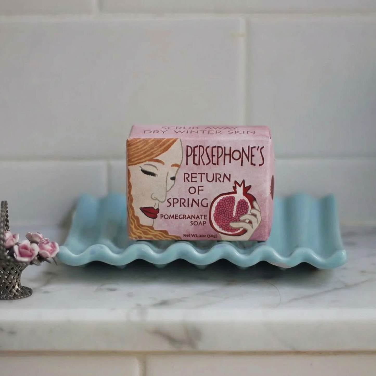 Persephone’s Return of Spring Mini Bar Soap | Pomegranate Exfoliating Soap