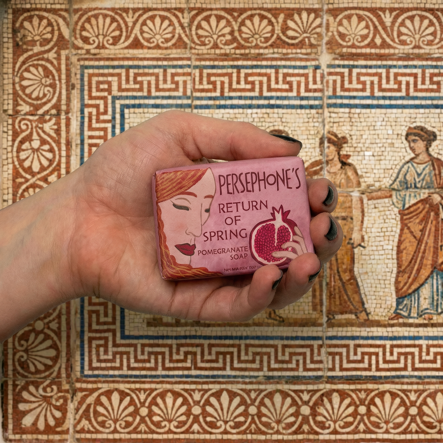 Persephone’s Return of Spring Mini Bar Soap | Pomegranate Exfoliating Soap