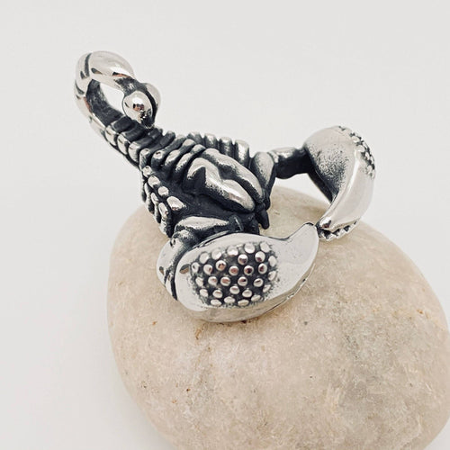 Personality Scorpion Stainless Steel Craft Charm Pendant