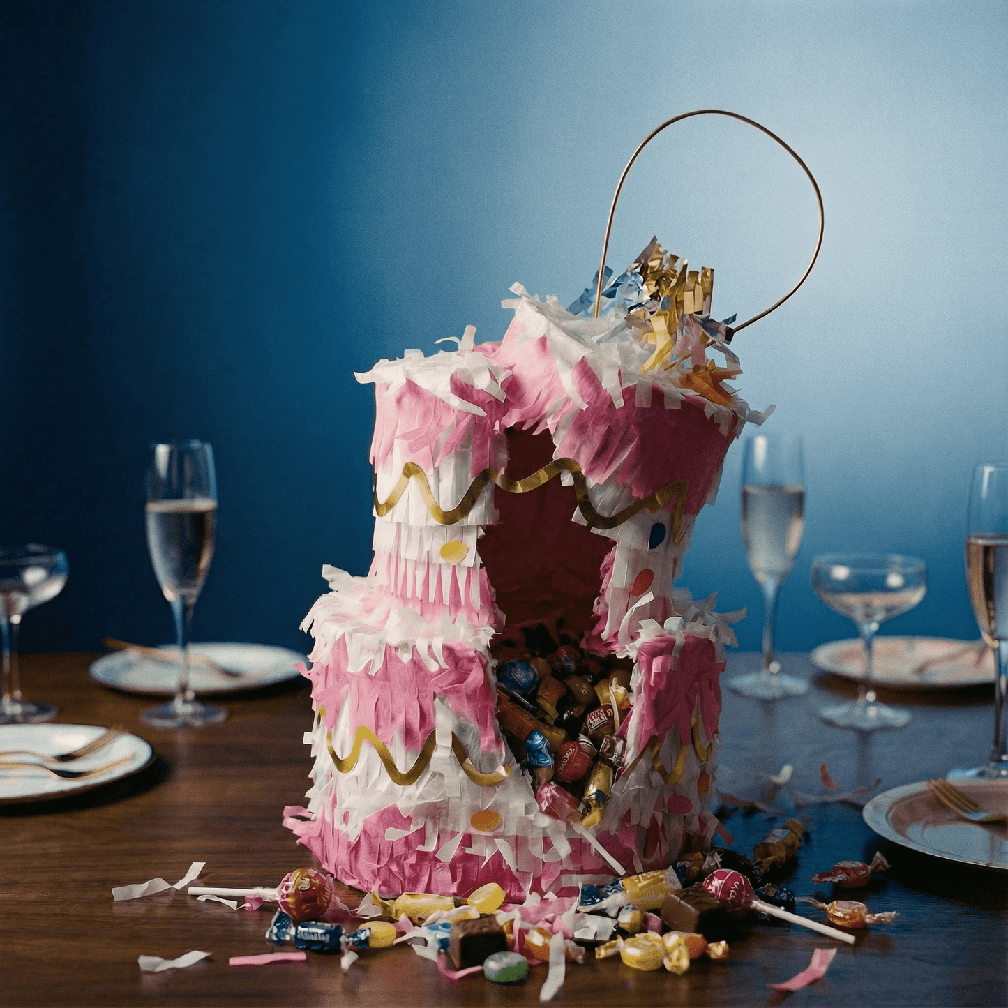 Petite Cake Pinata | Mini Birthday Party Surprise Smashable Piñata