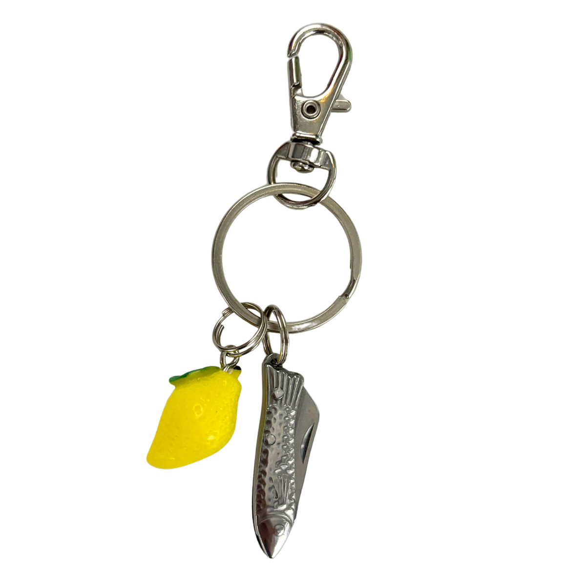 Petite Sardine Knife Keychain | Coastal Mediterranean Bag Charm-GetBullish-The Bullish Store