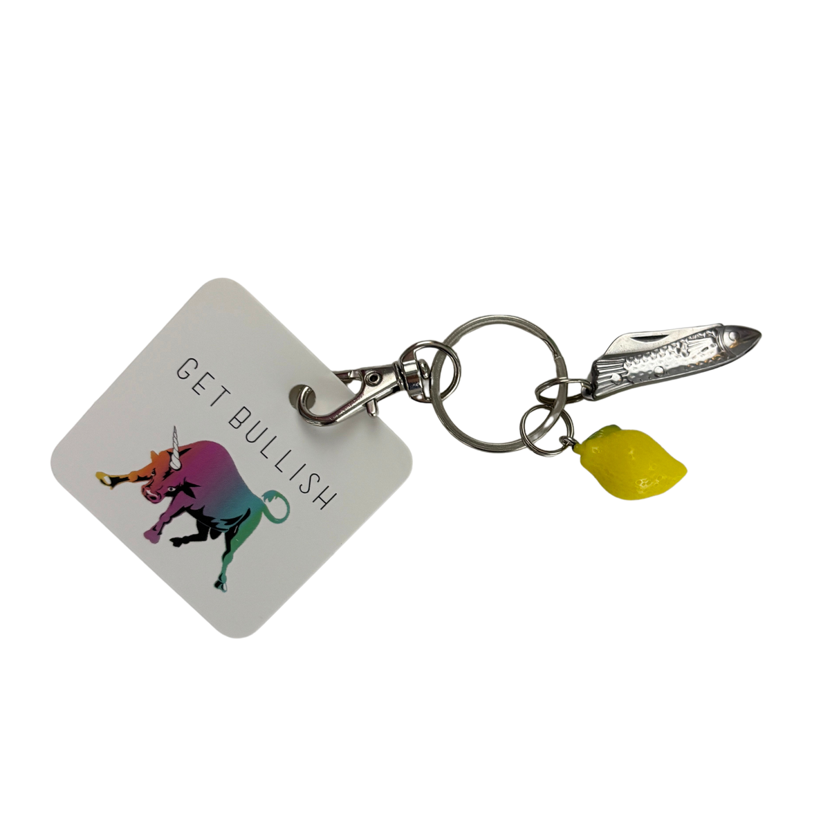 Petite Sardine Knife Keychain | Coastal Mediterranean Bag Charm-GetBullish-The Bullish Store