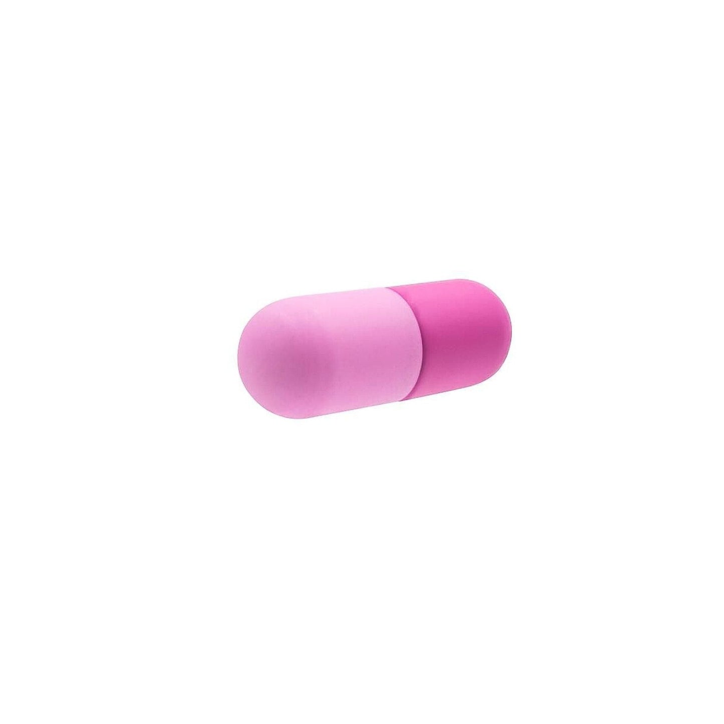 Pill-Shaped Pill Box in Bright Pastels | Aluminum Tin Container for Pills | 3/4" Diam. x 2-1/2" Tall