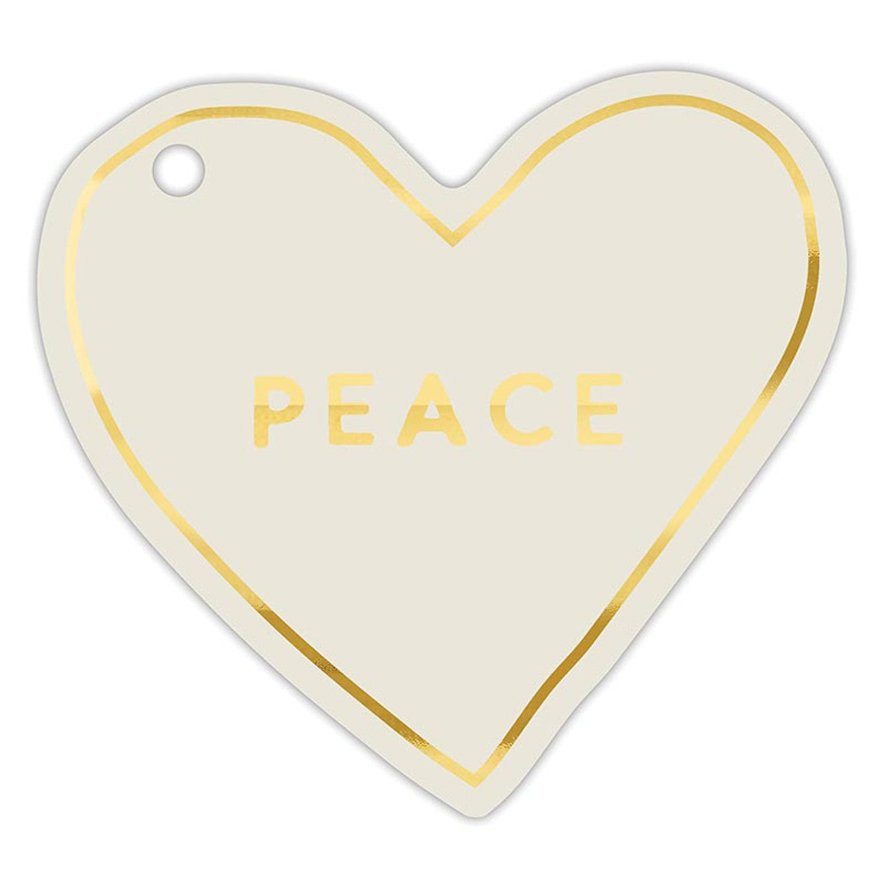 Pink Christmas Die-Cut Heart Gift Tag Book | 24 Gold Foil Blush Holiday Tags with Twine-Santa Barbara Design Studio-The Bullish Store