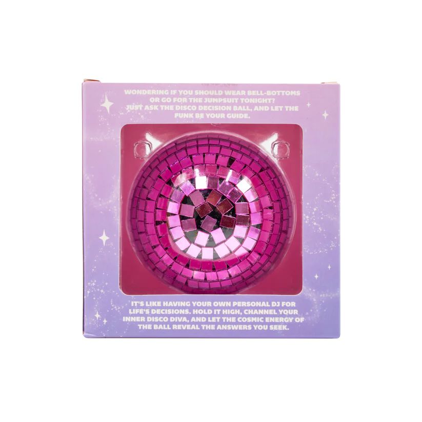 Pink Disco Decision Ball | Q & A Fortune Teller Novelty Party Gift