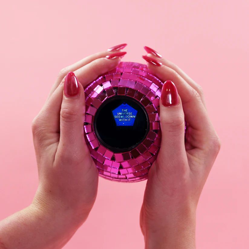 Pink Disco Decision Ball Fortune Teller