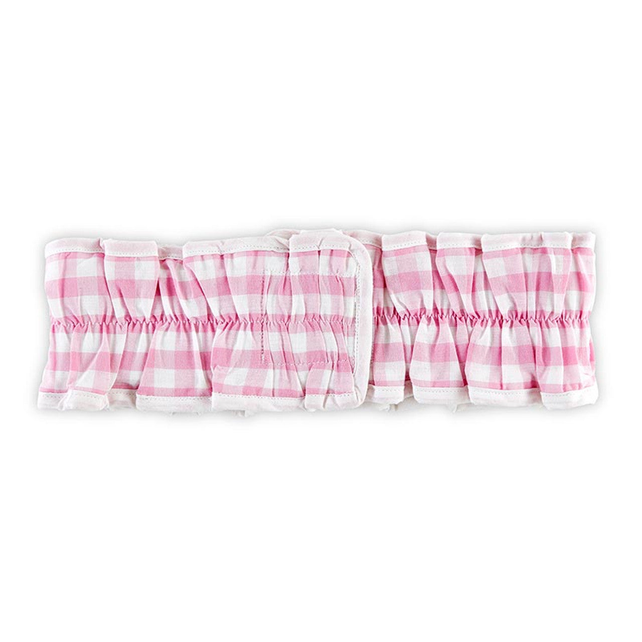 Pink Gingham Spa Wrap and Headband Set | Bath Body Towel Shower