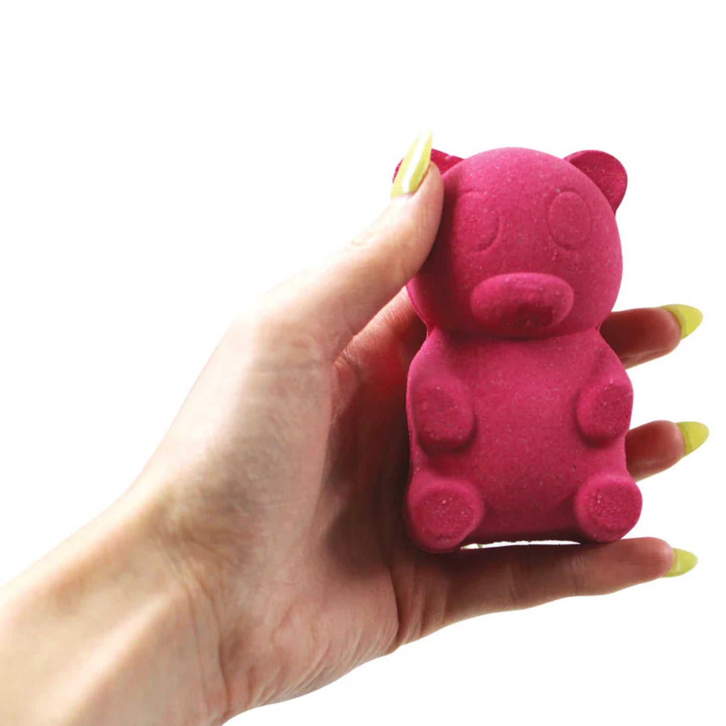 Pink Gummy Bear Bath Bomb | Berry-Scented Fizzing Bath Bomb