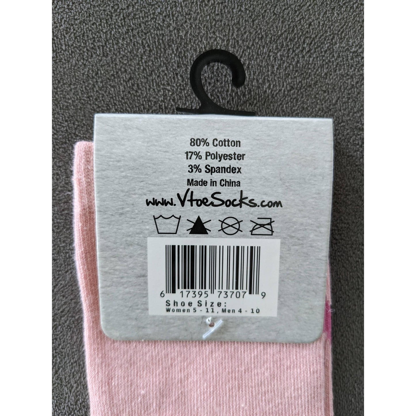 Pink Ninja Tabi Split Toe Socks | Japanese Shinobi Flip Flop Crew Socks