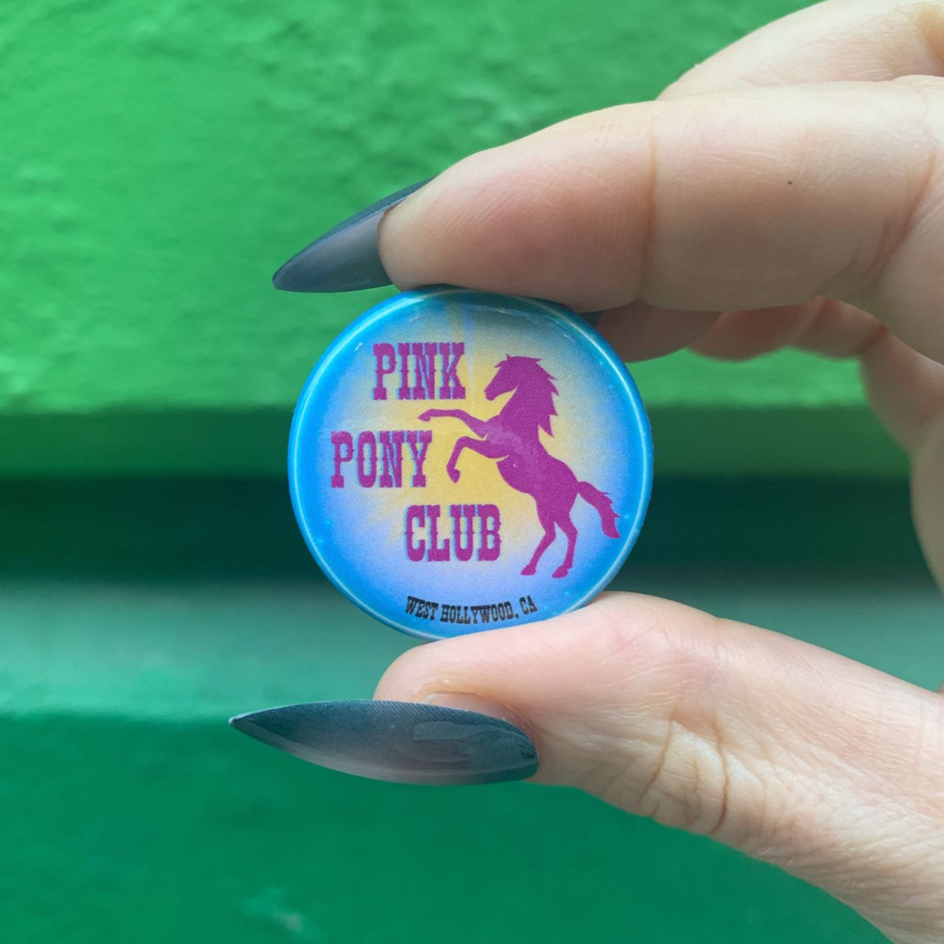 Pink Pony Club 1.25" Pinback Button Metal Pin