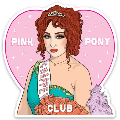 Pink Pony Club Chappell Roan Die Cut Sticker | Scratch Resistant Vinyl Decal