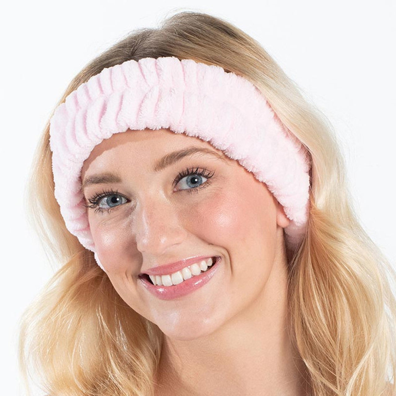 Pink Spa Headband | Soft Hair Band for Skincare Facial After Shower