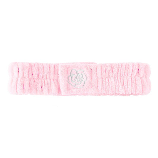 Pink Spa Headband | Soft Hair Band for Skincare Facial After Shower