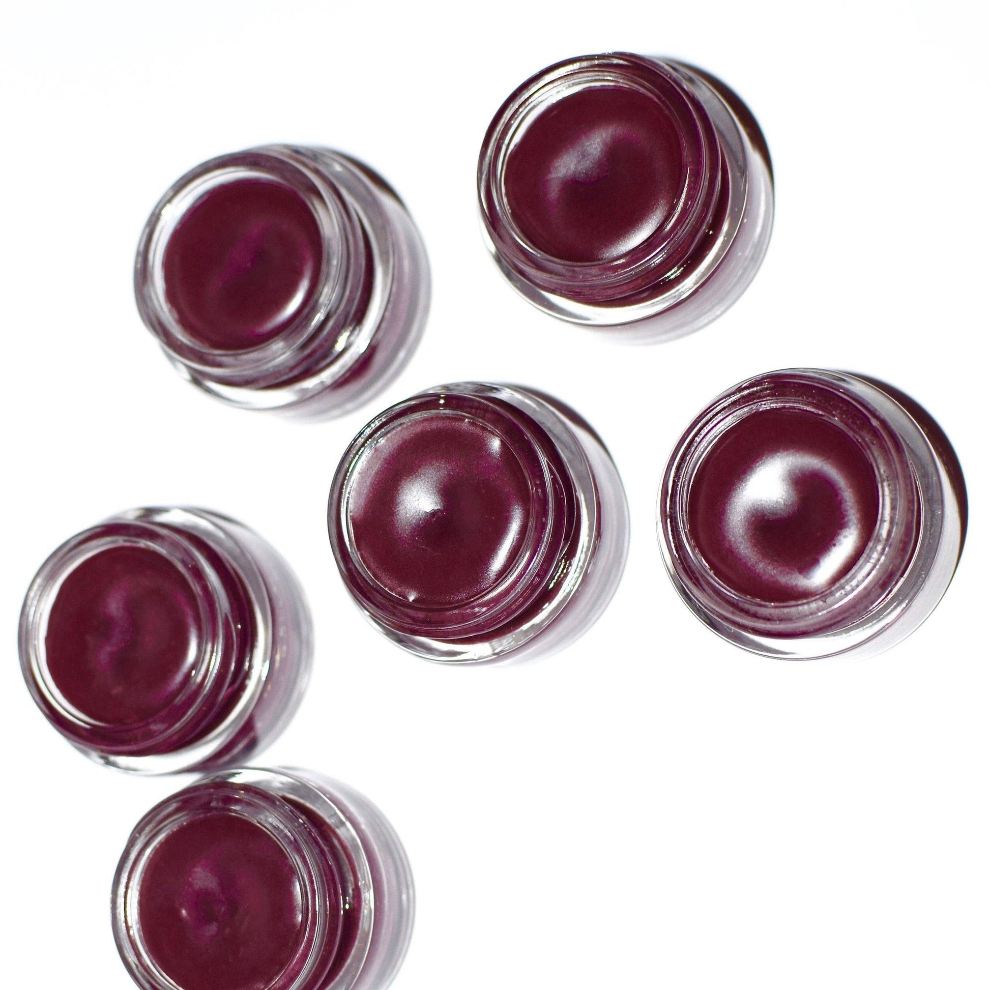 Plant Makeup Hibiscus + Beet Lip Tint | Handmade in Glass Jar | Glossy Balm Moisturizer