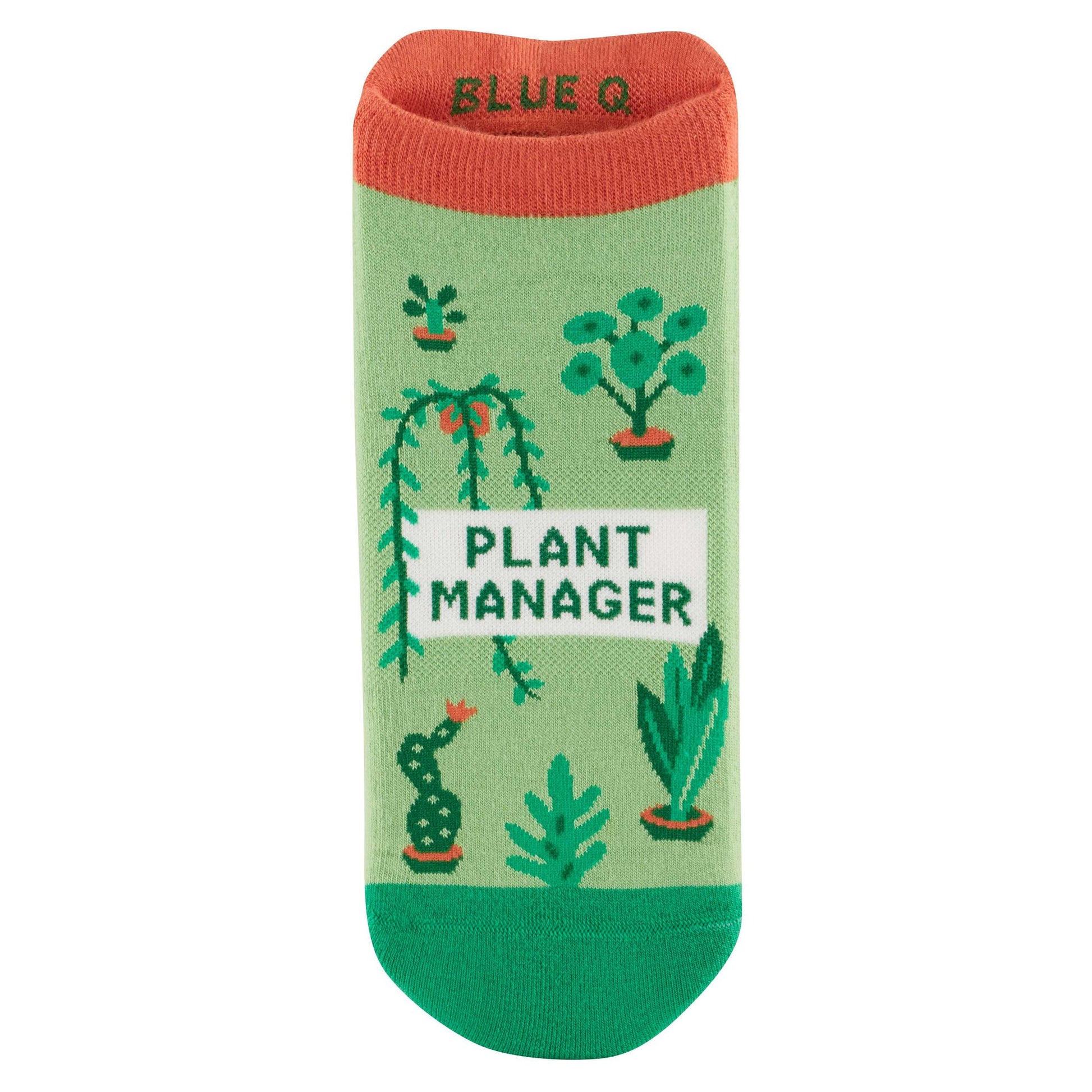 Plant Manager Women's or Unisex Sneaker Socks [2 Size Options] | BlueQ at GetBullish