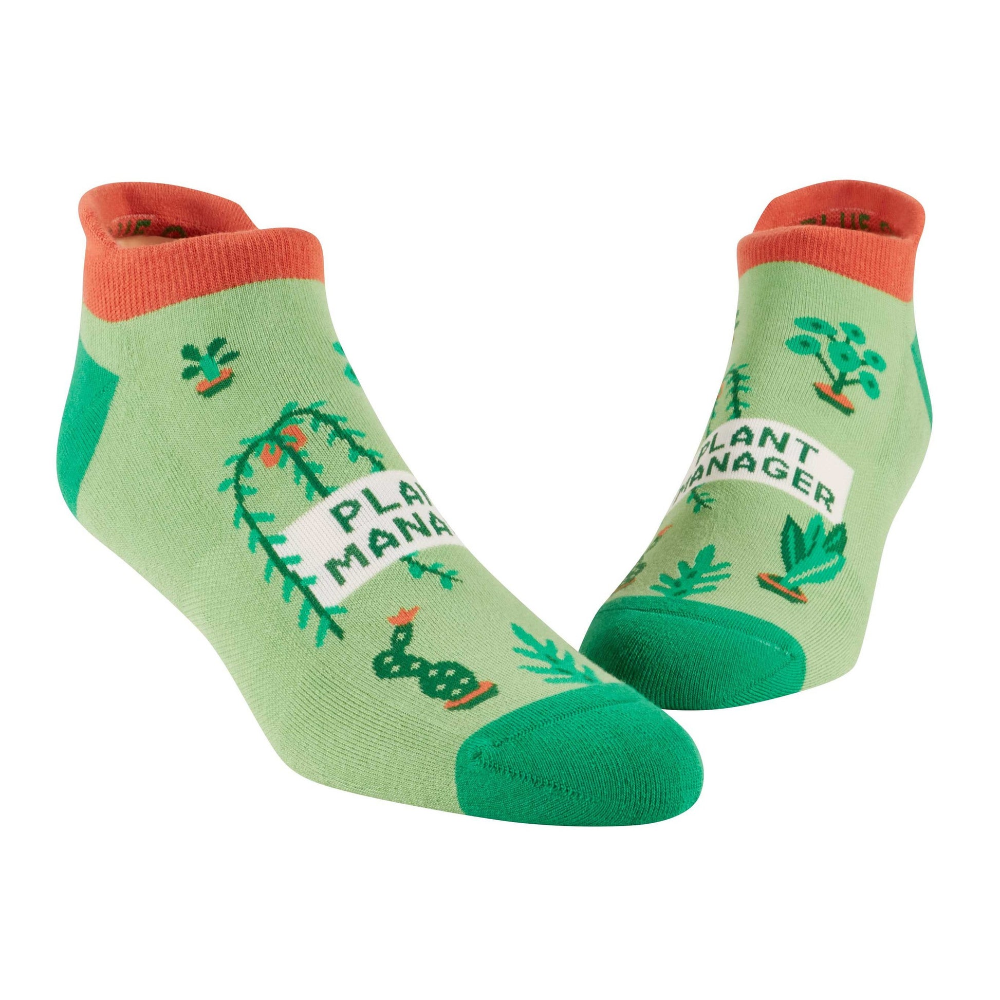 Plant Manager Women's or Unisex Sneaker Socks [2 Size Options] | BlueQ at GetBullish